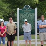 Community at Historical Marker