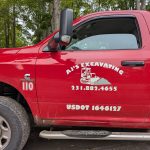 AJ's Excavating truck
